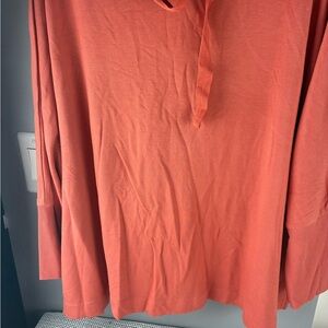 Terra & Sky Women's Coral hoodie plus size
